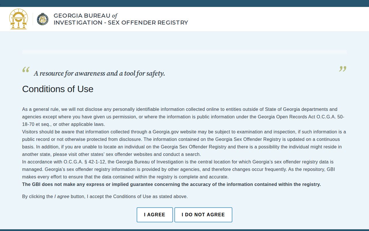 Tift County released inmate registry photo search through GBI